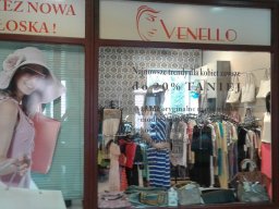  Sklep VENELLO  z odzieżą włoską